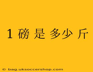 1 磅 是 多少 斤
