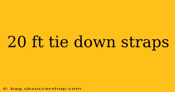 20 ft tie down straps