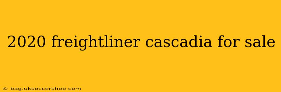 2020 freightliner cascadia for sale