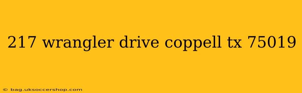 217 wrangler drive coppell tx 75019