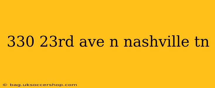 330 23rd ave n nashville tn