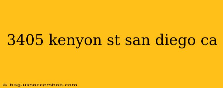 3405 kenyon st san diego ca
