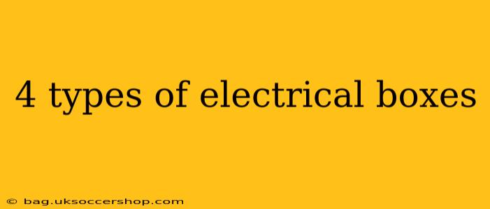 4 types of electrical boxes