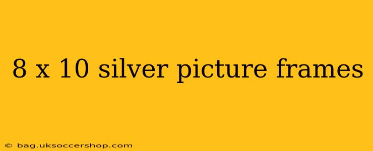 8 x 10 silver picture frames