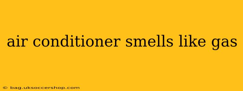 air conditioner smells like gas