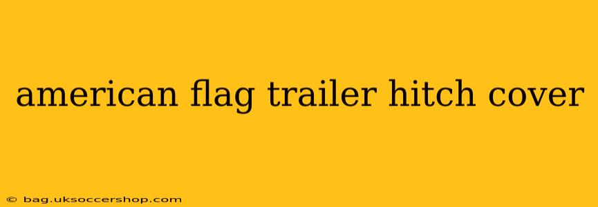 american flag trailer hitch cover