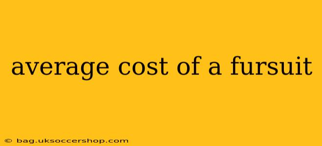 average cost of a fursuit