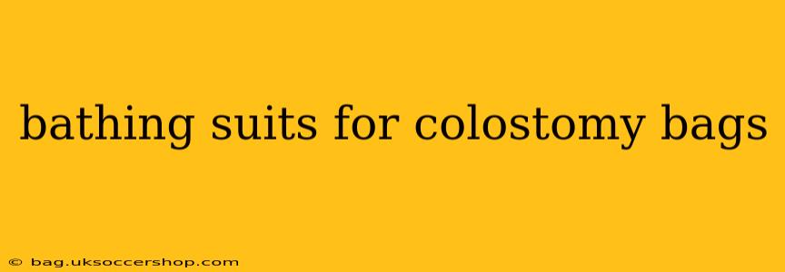 bathing suits for colostomy bags
