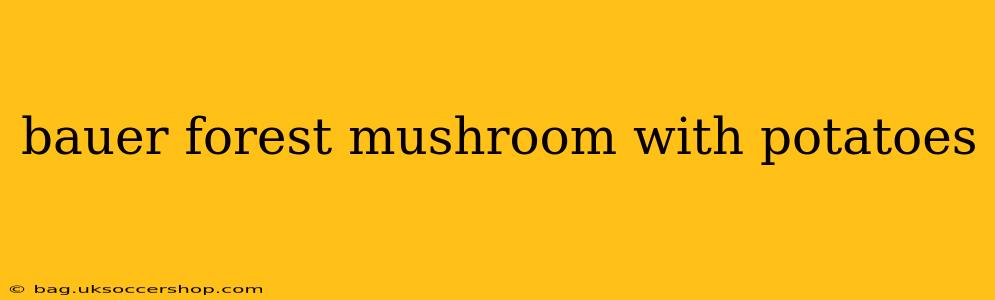 bauer forest mushroom with potatoes