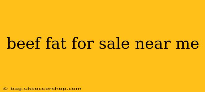 beef fat for sale near me