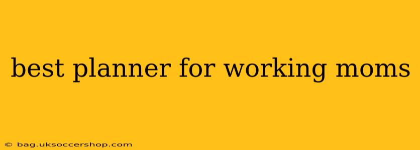 best planner for working moms