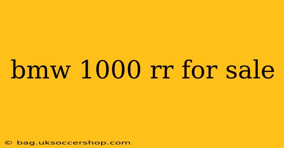 bmw 1000 rr for sale