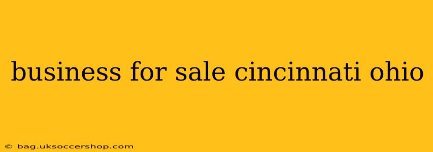 business for sale cincinnati ohio
