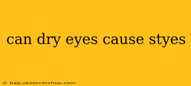 can dry eyes cause styes