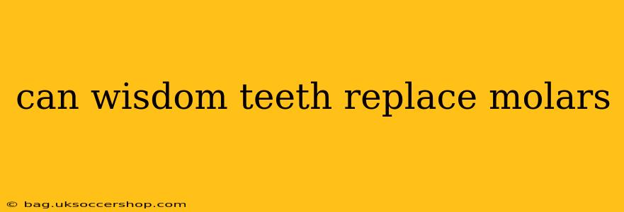 can wisdom teeth replace molars