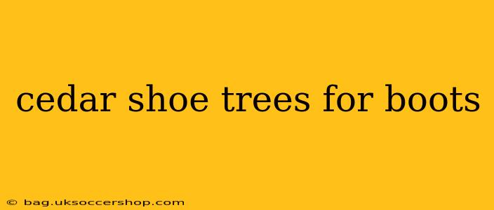 cedar shoe trees for boots