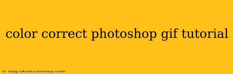 color correct photoshop gif tutorial