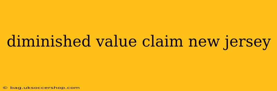 diminished value claim new jersey