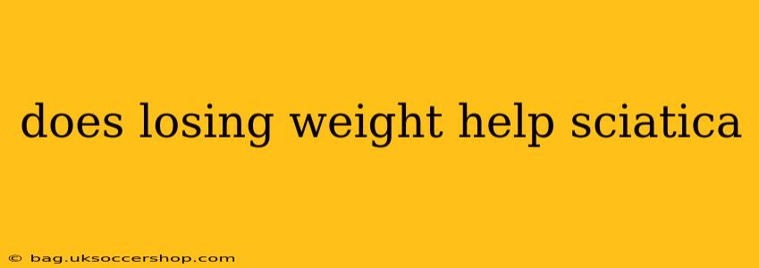 does losing weight help sciatica