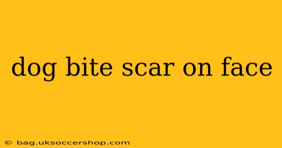 dog bite scar on face