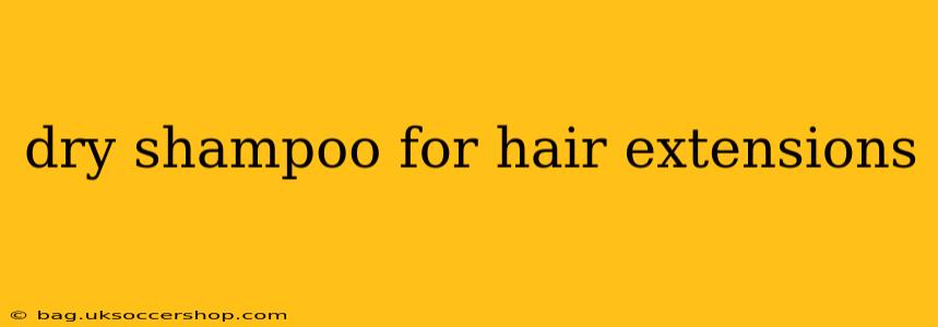 dry shampoo for hair extensions