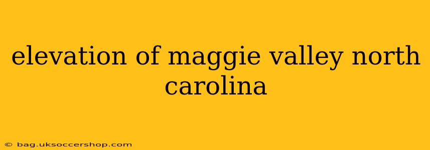 elevation of maggie valley north carolina