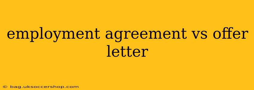 employment agreement vs offer letter