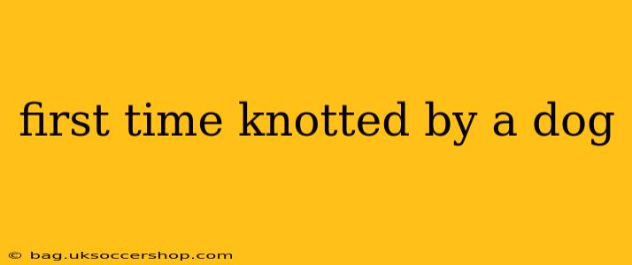 first time knotted by a dog