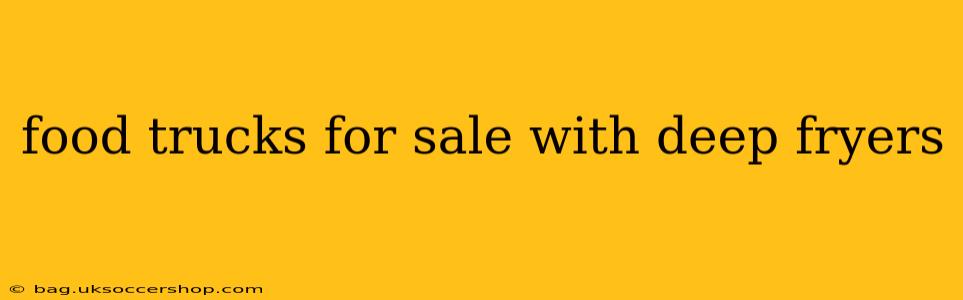 food trucks for sale with deep fryers
