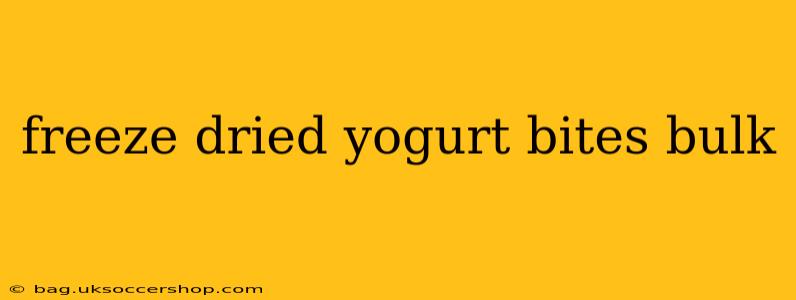 freeze dried yogurt bites bulk