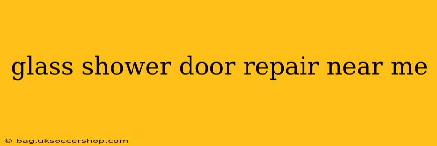 glass shower door repair near me