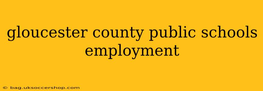 gloucester county public schools employment
