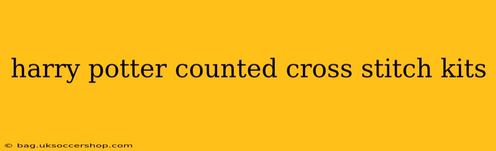 harry potter counted cross stitch kits