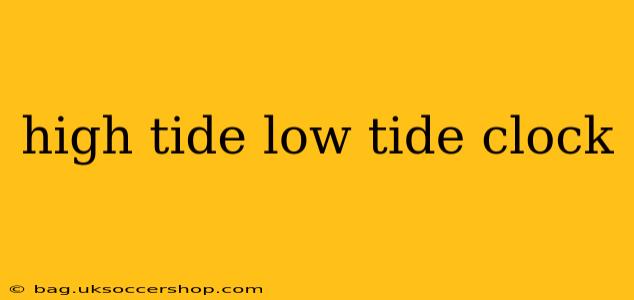high tide low tide clock