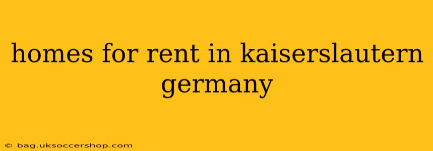 homes for rent in kaiserslautern germany