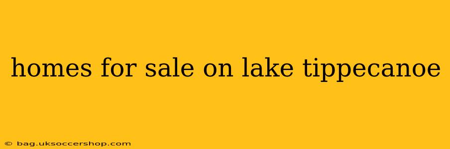 homes for sale on lake tippecanoe