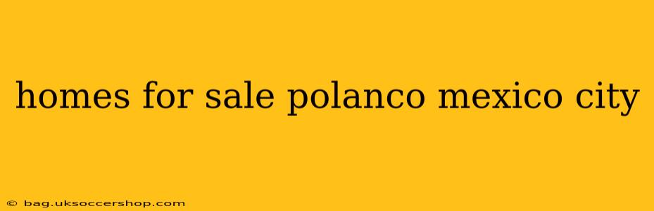 homes for sale polanco mexico city
