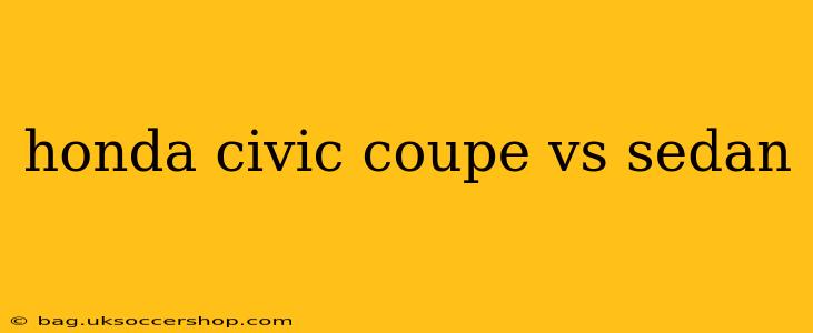 honda civic coupe vs sedan