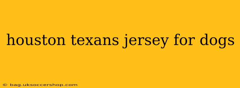 houston texans jersey for dogs