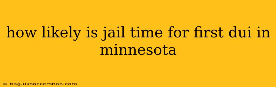 how likely is jail time for first dui in minnesota