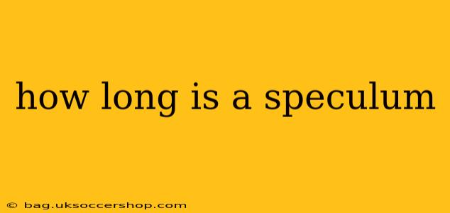 how long is a speculum