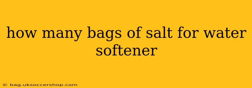 how many bags of salt for water softener