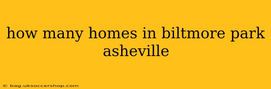 how many homes in biltmore park asheville