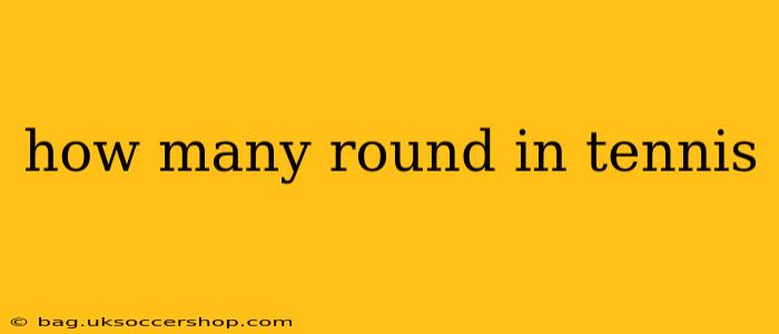 how many round in tennis