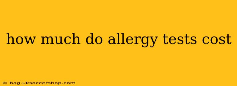 how much do allergy tests cost