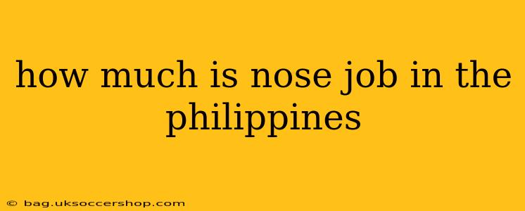 how much is nose job in the philippines