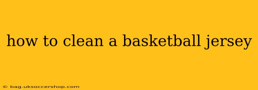 how to clean a basketball jersey