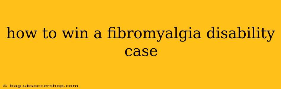 how to win a fibromyalgia disability case