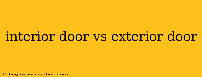 interior door vs exterior door