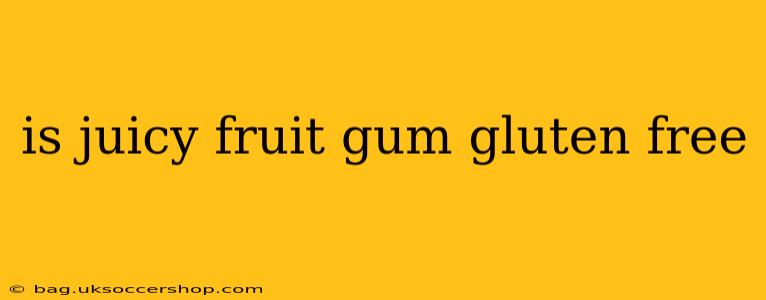 is juicy fruit gum gluten free